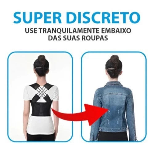 PosturaFit Colete Cervical ( Corretor de Postura )